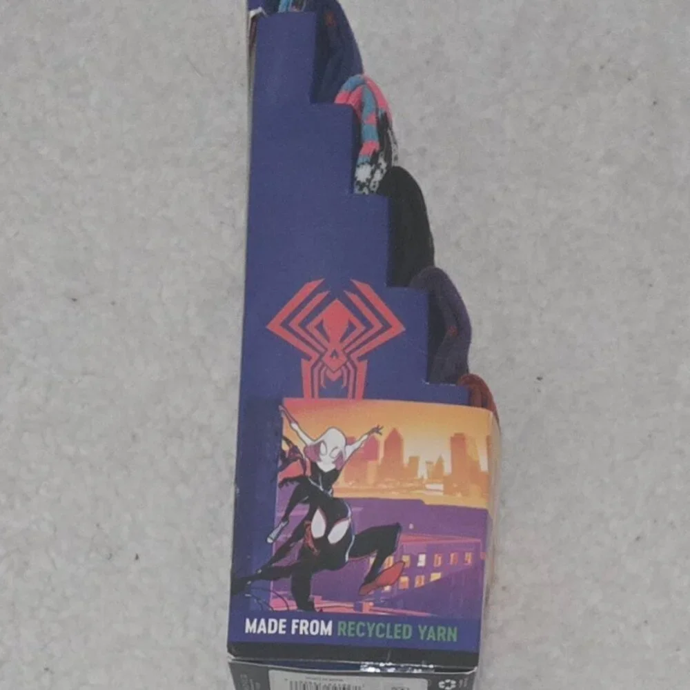 NIP Marvel Spider-Verse Men's Crew Socks 6 Pack